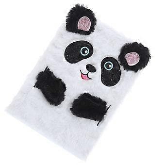 Tegneserie piges notesbog plys scrapbog sød notesbog skriveblok studiemateriale (panda)