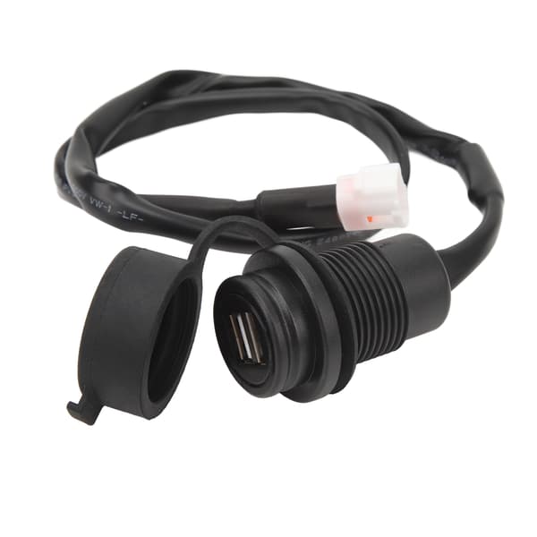 Dubbla USB-laddare Plug Socket Adapter Motorcykel USB Power Socket Modifiering Kompatibel med MT‑07 MT‑ 09 2018 till 2020