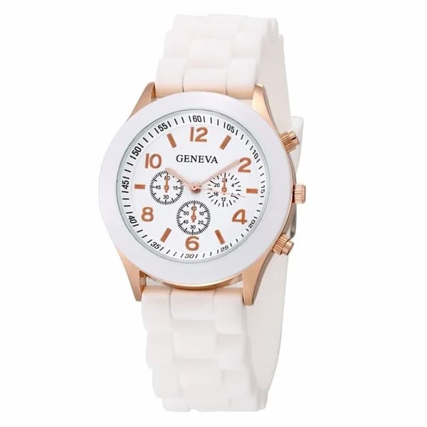 Kvartsi rannekello elektroninen kello BEIGE beige