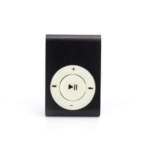 3,5 mm USB2.0 Mini MP3-afspiller med clip-understøttelse Hukommelseskort Simpel Ingen skærmskærm++