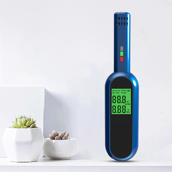 Højpræcisionsanalysator til alkoholmåler Bærbar indikatorlampe alkoholtester spirituskørselanalysator