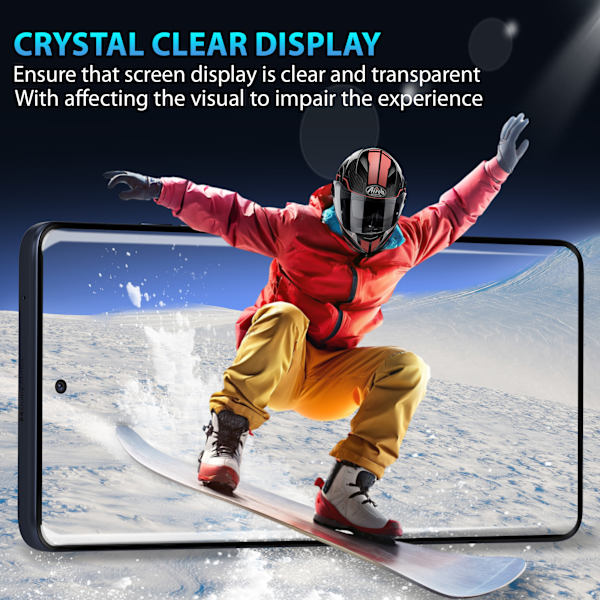 2-Pack Motorola Edge 60 Screen Protector & 1-Pack Lens Protector - Tempered Glass 9H - Super Quality 3D