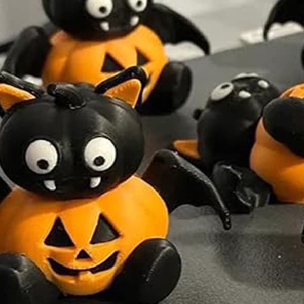 Halloween sort flagermus nøglering græskar flagermus nøglering tilbehør piger bilnøgle pung vedhæng