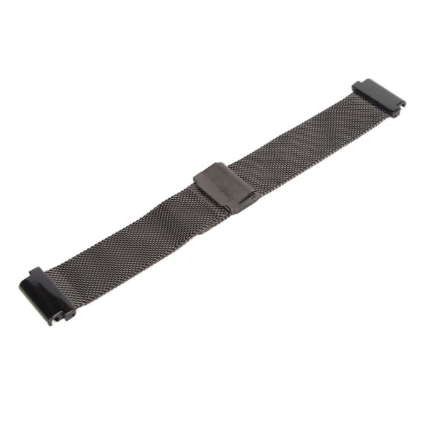 BEMS klockarmband 22mm rostfritt stål mesh justerbart ersättningsband för Amazfit Falcon T‑REX 2 Ultra svart