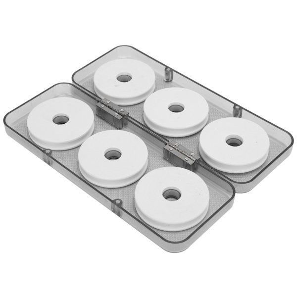 6 stk Fiske Plast Skum Spole Fiske Line Lagring Lokke Rig Holder Organizer Tilbehør