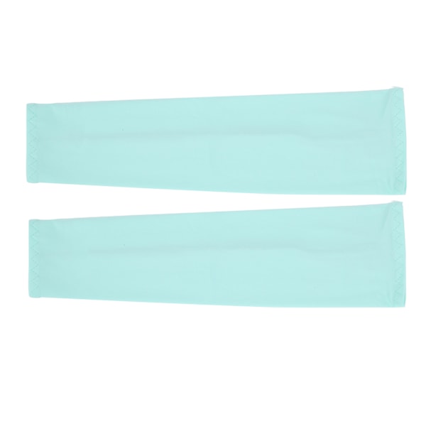 Sommar Andningsbara Armiskydd för Utomhuskörning UV-skydd Lång Arm Band Unisex Blå