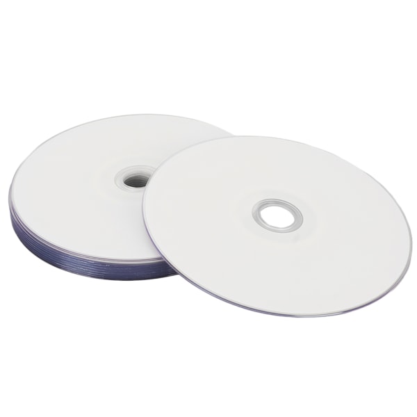 DVD R Blank Disc 4,7 GB 16X højhastigheds, robust PC Multi-Purpose optagelig mediedisk til musikvideobilleder 10 STK 0,0