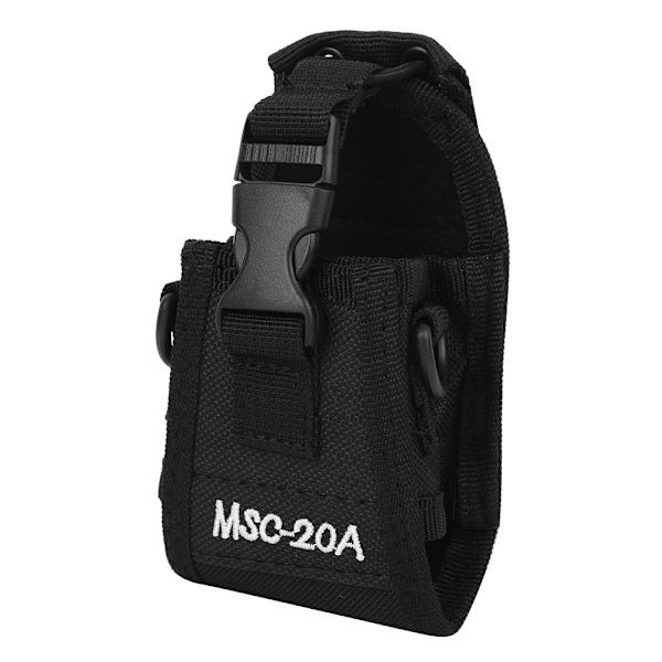 MSC-20A Universal Nylon Justerbar Tvåvägsradio Walkie Talkie Midjeväsk Skyddande Omslag med Rem
