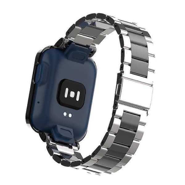 Metallarmband för Xiaomi Mi Watch Lite / Redmi Watch Silver Black