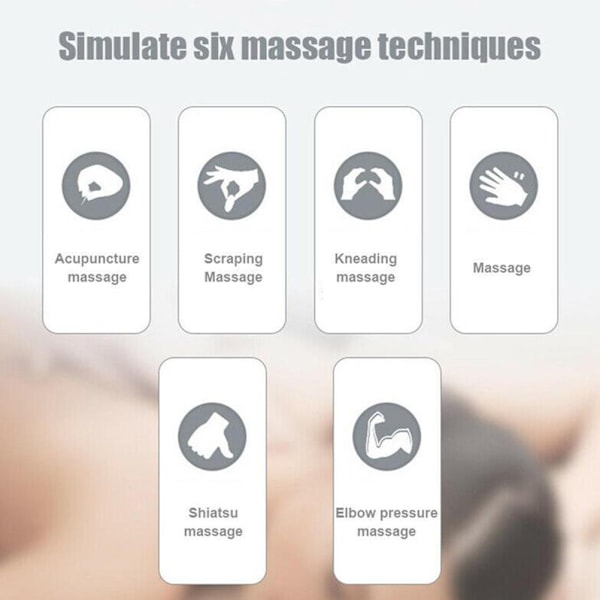 Mini USB Elektrisk Massagepude Lavfrekvent Strømpuls Massagepuder Nakke Skulder Cervikal Hvirvel Massage