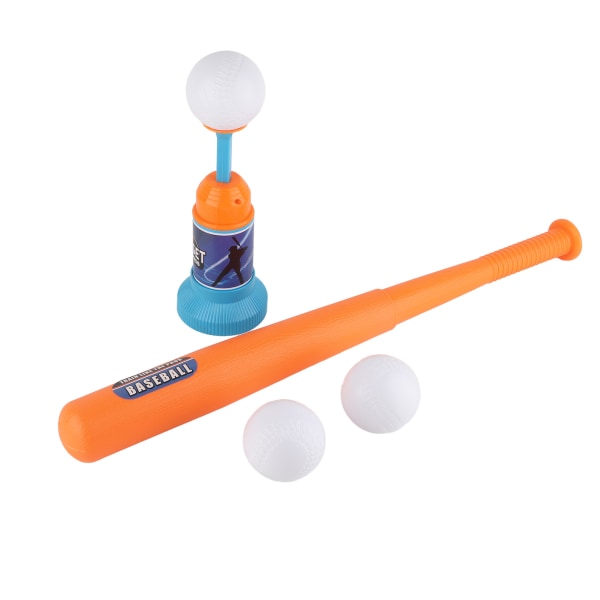BEMSYM-Kids Baseball Pitching Machine 3 Bollar Baseball Bat Press Typ Baseball Batting Leksak för utomhusbruk