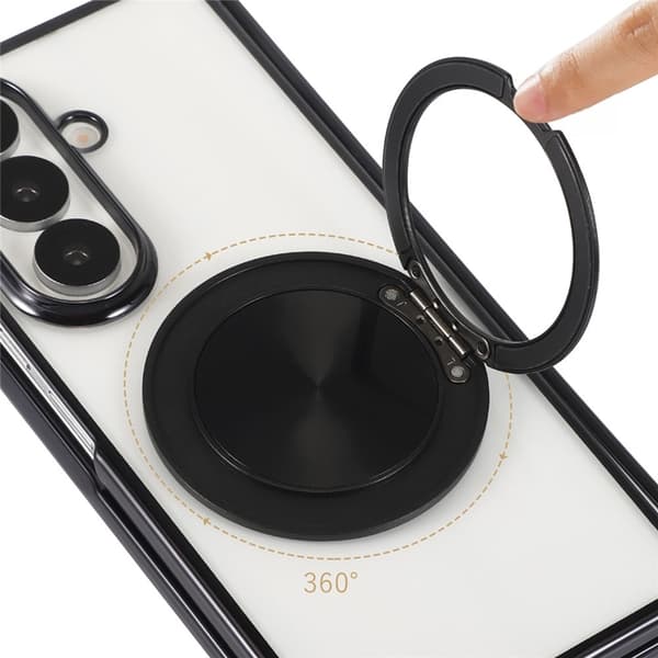 Mobile Case for Galaxy Z Fold 7 MagSafe Electroplated Vein Rotating Svart Svart 112