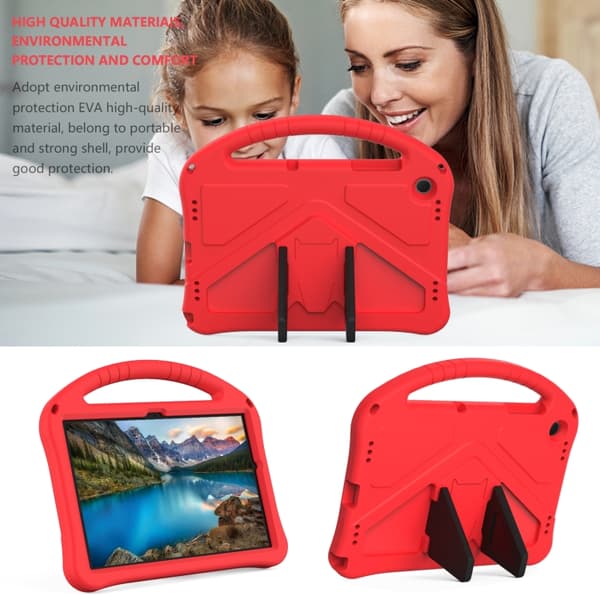 Samsung Galaxy Tab A9+ / A11+ EVA støtsikkert etui med holder Röd