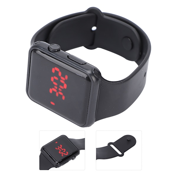 Luminous Elektronisk Ur Mode Stilfuld Armbåndsur Digitalt Ur Armbånd Sort