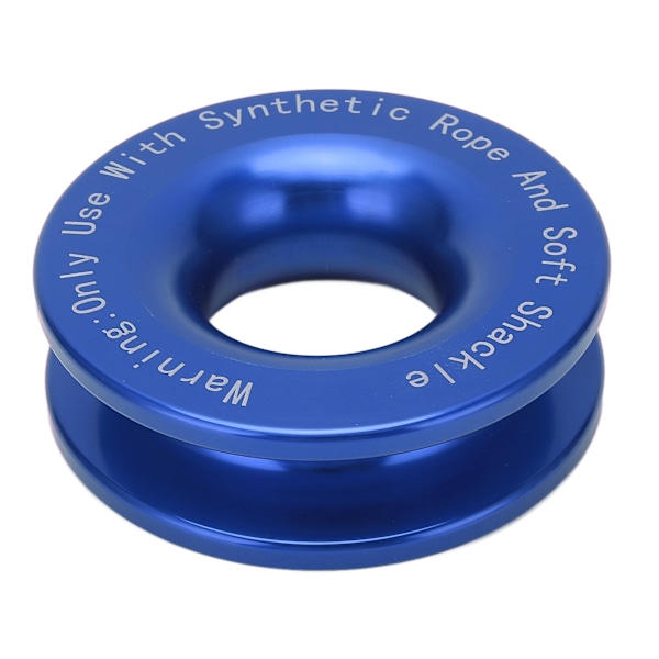 Vinsch Snatch Recovery Ring 41000lbs Brytstyrka för 7/16in 1/2in Mjuk Shackle med 3/16in 1/4in 3/8in Rep Blå
