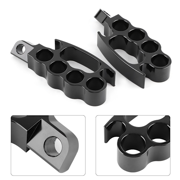 2st aluminium flygande knoge kontroll fotpinne Motorcykel fotstöd pedal Passar för XL 883 1200