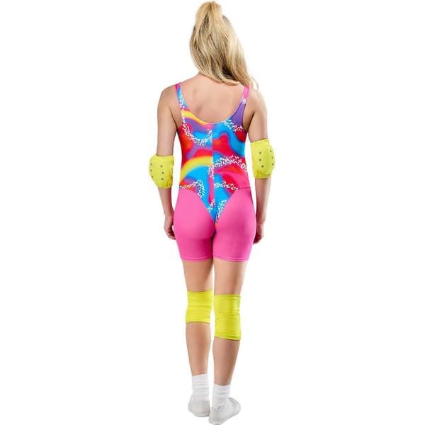 Rulleskøjtekostume til kvinder/damer [BEMS] Pink/Red/Multicoloured M