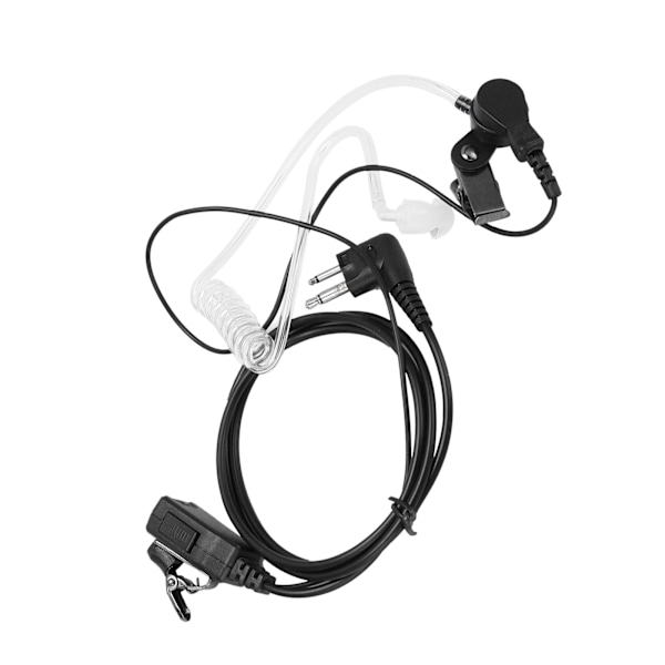 Walkie Talkie Øretelefon Lufttube Øretelefon Headset ABS til Motorola CLS1110 CLS1410 To-vejs Radio