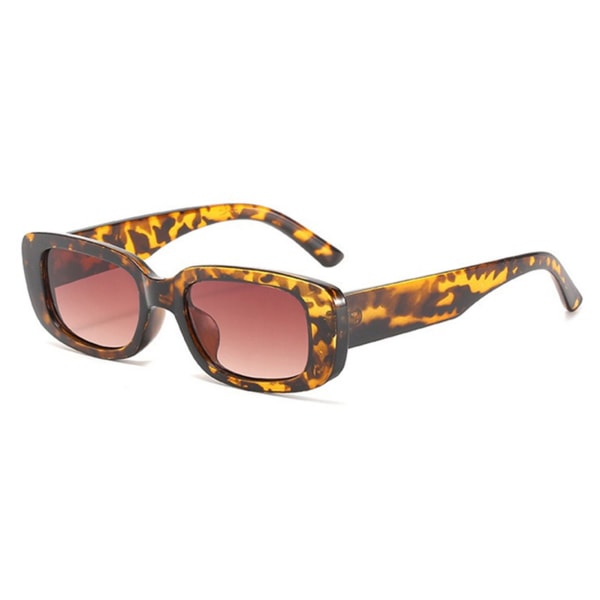 5 stk rektangulære solbriller UV-beskyttelse Slagfast Lett vekt Komfortable retro stilige solbriller
