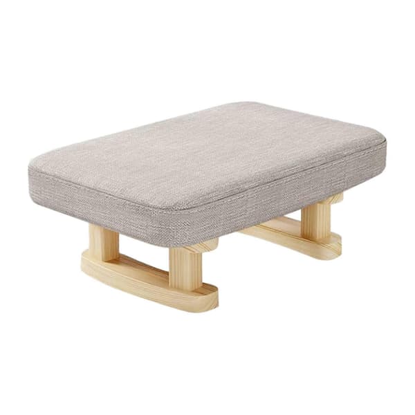 Fotstöd med träben Modernt sofffotstöd Kompatibel med hemmet, sovrummet och vardagsrummet plain colour