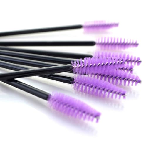 【BEMS】10-pak øjenvippebørster øjenvippebørste Li Dark purple purple