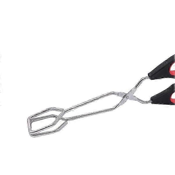 Saxtång i rostfritt stål 28 cm kraftig grilltång, set om 2