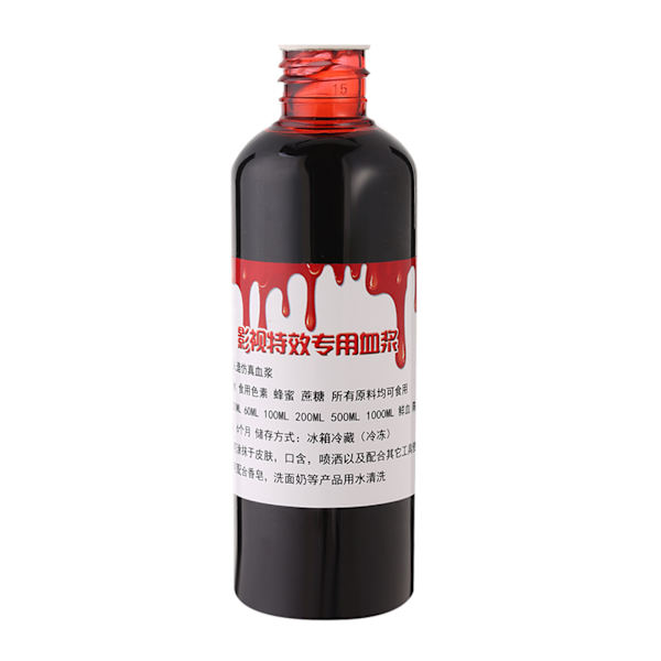 100ml Professionelt Falsk Blod Special Halloween Sår Ar Zombie Fancy Makeup Falsk Blod