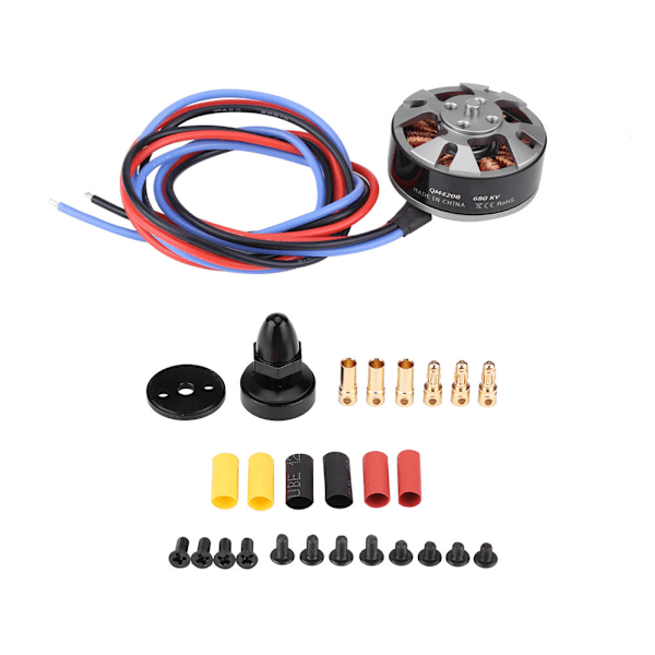 1st QM4208 380/680KV Racing Borstlös Motor Del för 3508 550 650 680 FPV Quadcopter (CW 680KV)