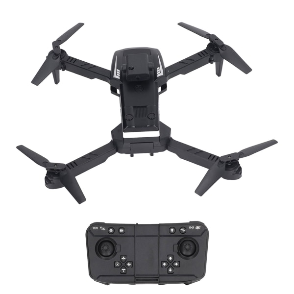 S162 RC Drone Este Avoidance WIFI Drone Kaukosäädin Quadcopter 4K HD Dual Camera LED vihreä valonauha /