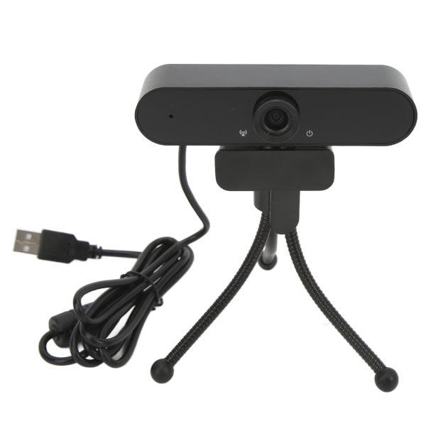 Webkamera 1080P HD USB2.0 2.0MP Autofokus Clear Video Webcam til Win10 Desktop Laptop PC//+