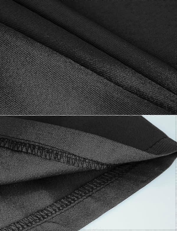 Middelalderlig kåbe til voksne, unisex, middelalderkappe, kappe, munk, præst, troldmand, tunika, 3 dele [BEMS] Black Large