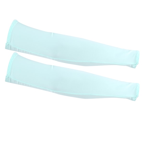 Sommar Andningsbara Armiskydd för Utomhuskörning UV-skydd Lång Arm Band Unisex Blå