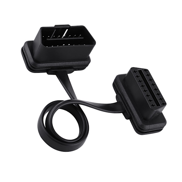 Bil Auto 16-polet Han til Hun OBD2 Forlængerkabel Diagnostisk Adapter 30 cm/12 tommer Længde