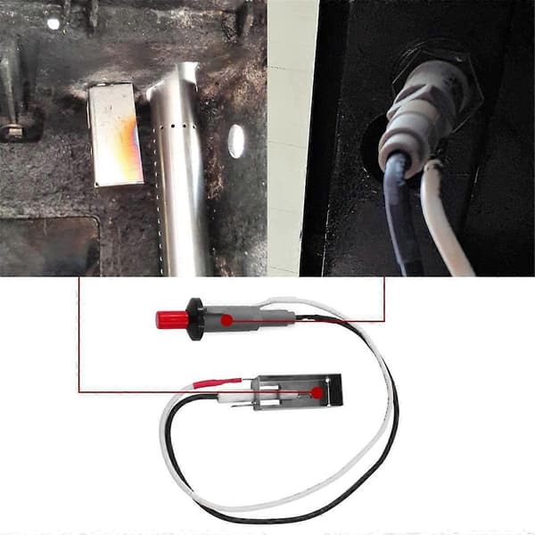 【BEMS】Grillstarter sæt kompatibel med Weber/7510 Genesi As Shown