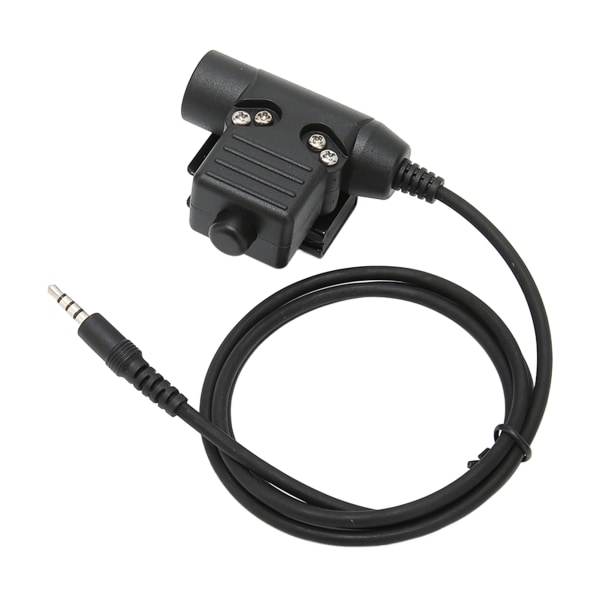 U94 PTT Adapter Headset Kaapeliliitin PTT Walkie Talkie Liitin 3,5 mm matkapuhelimeen++