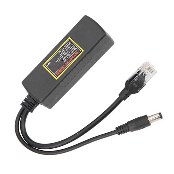 Høytrykks 60V POE-splitter for 10/100M dataoverføring Ethernet for små nettverksenheter