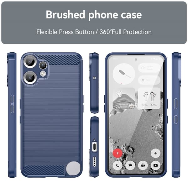 Nothing CMF Phone 2 Pro Armor Carbon -kuori - Useita värejä Blå blue