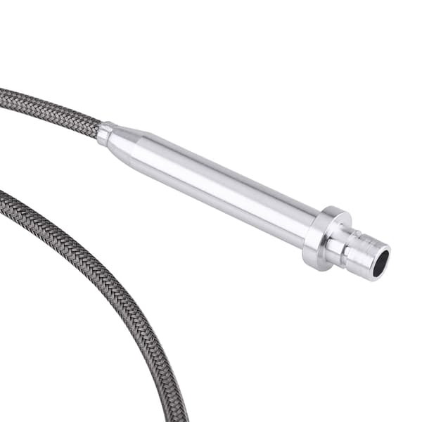Kompatibel med Chevy TH350 flätad kickdown-kabel i rostfritt stål för växellåda