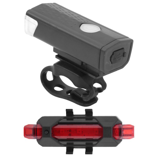 USB-laddningsbar cykellampa fram och bak - Superljus fram- och baklampor