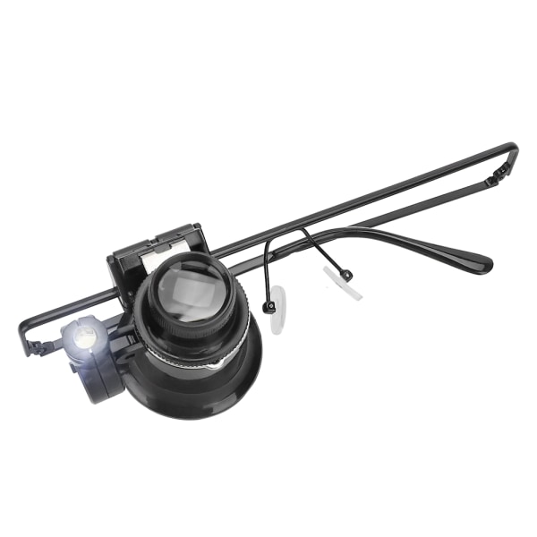 20X briller Type Øyeforstørrelsesverktøy Forstørrelsesglass Lupp Lens klokke reparasjonstilbehør/