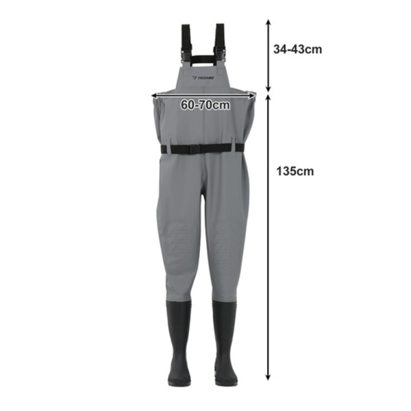 【BEMS】Haalarit - Kalastushousut Harmaa_tfrf Harmaa Grey 42