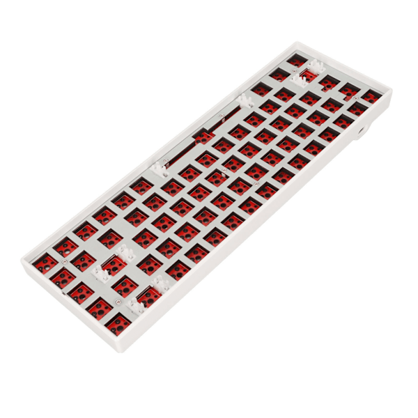 68 Näppäimen Mekaniikka Näppäimistö DIY Kit RGB 5V DC Tuki Langaton 2.4G Type C Johdollinen Bluetooth 3.0 5.0 Hot Swap Näppäimistö IOS Valkoinen
