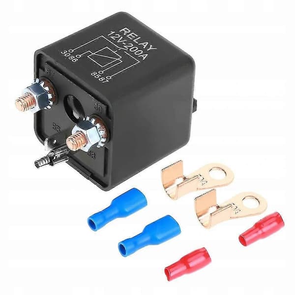 Zl180 12v 200a forsegling 4-pinners terminal bilstartrelé med tilbehør