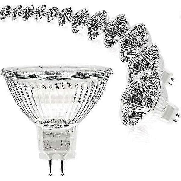 【BEMS】MR16 Halogenlampa 12V 20W GU5.3 Dimbar 2700K Varmvit 12-pack