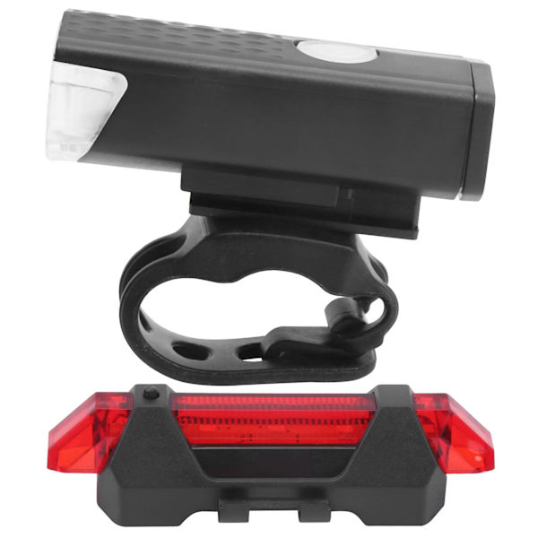 Sykkelfor- og baklys USB-oppladbare supersterke sykkellys foran og bak