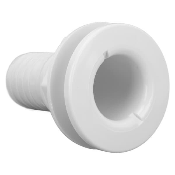 【BEMS】1‑1/2in Thru Hull Fitting Rak ABS slangkopplingstillbehör Kompatibel med båtar MarinesWhite