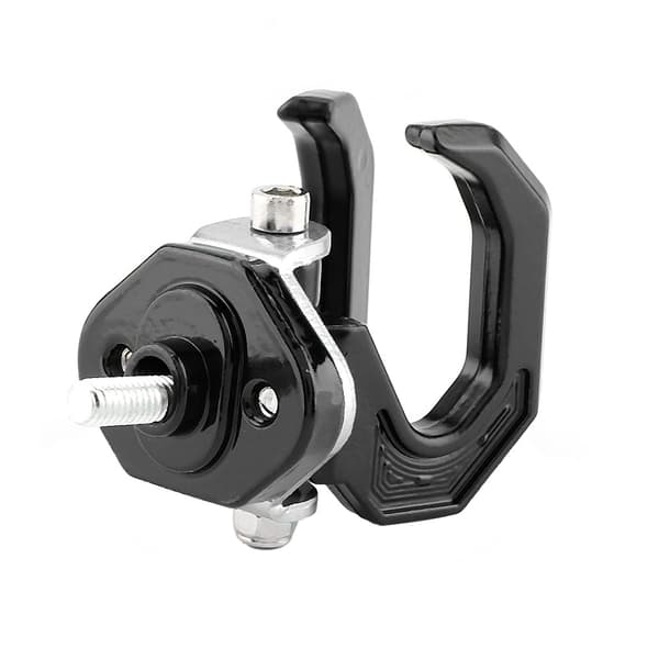 【BEMS】Universal Motorcykel Bagagekrog Modificeret Aluminiumlegering Bøjlekrog Holder Sort/Sølv