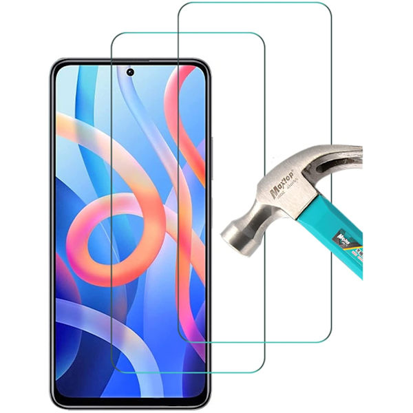 [2-pack] Compatible with Xiaomi Redmi Note 14 4G/5G Tempered Glass Screen Protector 50