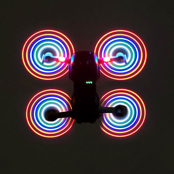 1 par 4730F LED-lys Hurtigudløsning Foldbare CW CCW Propeller RC Drone Del til DJI SPARK