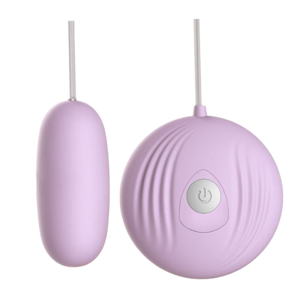 Naispuolinen värisevä lelu Taskun koko Hiljainen vedenpitävä 7 tasoa akkukäyttöinen kuoren muotoinen aikuisten värinälelu violetti ++/